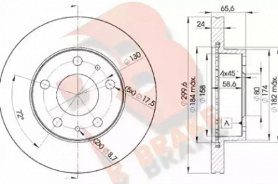 R BRAKE 78rbd24682 -